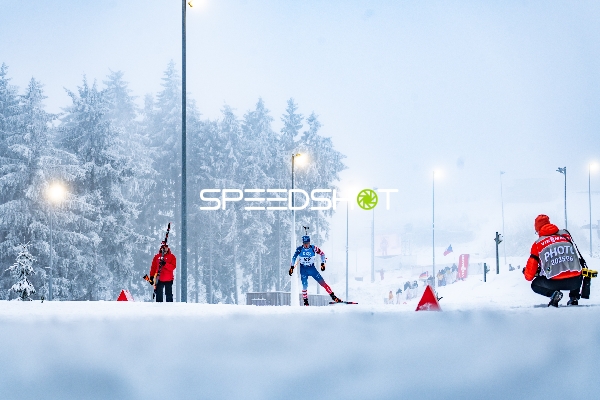 Biathlon, BMW IBU WORLD CUP BIATHLON, Sprint Männer 10km, Oberhof, Deutschland, GERMAIN Maxime #29 USA