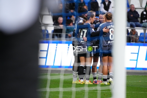 Spieler feiern gemeinsam