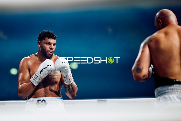 Boxer Schwergewicht in Ringside Zone