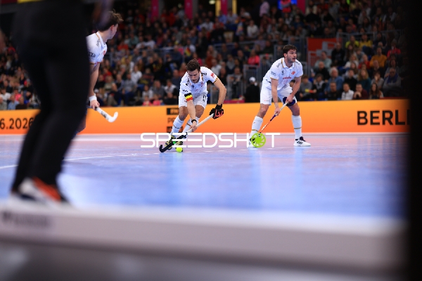 EuroHockey Indoor Championship 2026 - Elias BRÖNNIMANN (11; Schweiz) mit Ball