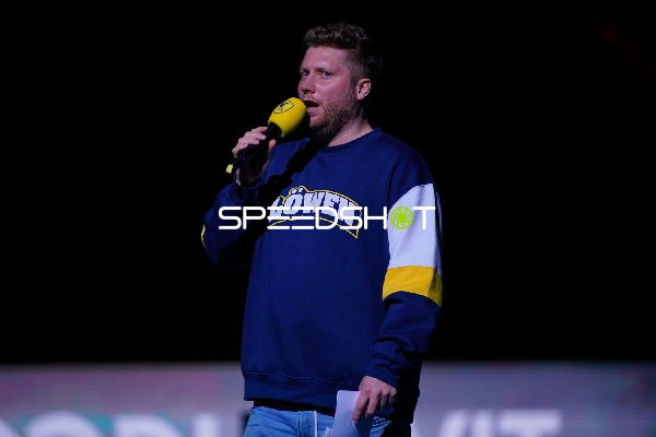 Kevin Gerwin (49; Rhein Neckar Löwen) bei Moderation