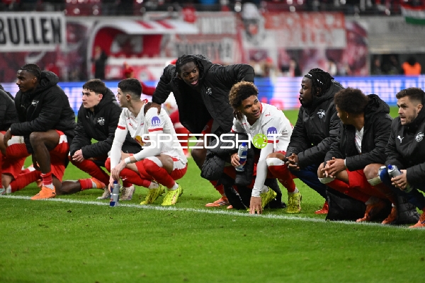 Spieler von RB Leipzig in Aktion