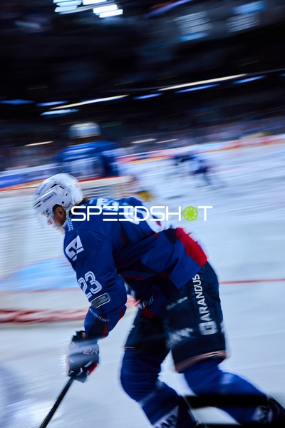 Skating Action in DEL Playoffs