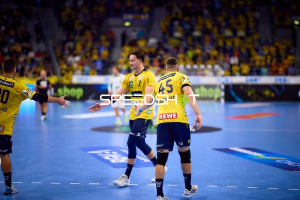 1. Handball-Bundesliga: Rhein-Neckar Löwen Spieler in der SAP-Arena