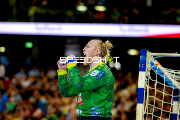 Torwartjubel Mikael Appelgren (1;Rhein Neckar Löwen)