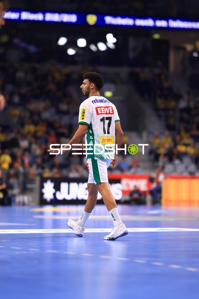 Ahmed Khairy (17; SC DHfK Leipzig) positioniert sich