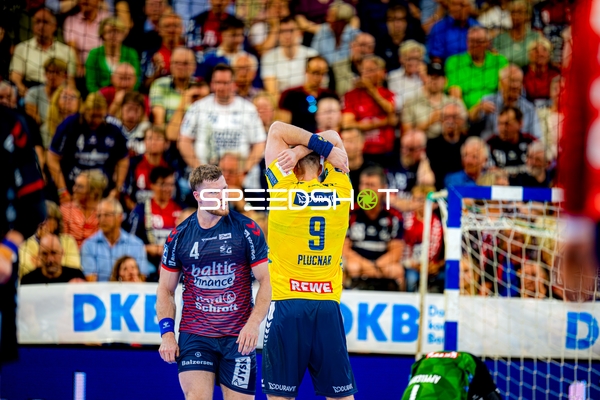 Abwehraktion 4; SG Flensburg Handewitt, Steven Plucnar Jacobsen (9;Rhein Neckar Löwen)