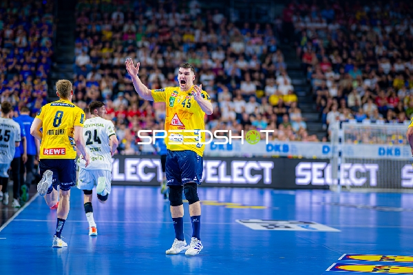 Handball I Herren I Saison 2024-2025 I DHB-Pokal I Halbfinale I Rhein-Neckar Löwen - THW Kiel I 12.04.2025