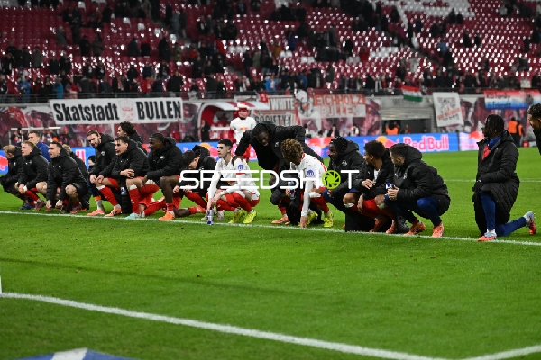 Spieler von RB Leipzig in Vorbereitung