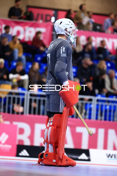 Torwart Lukas Stumpf (1; Deutschland) in Aktion