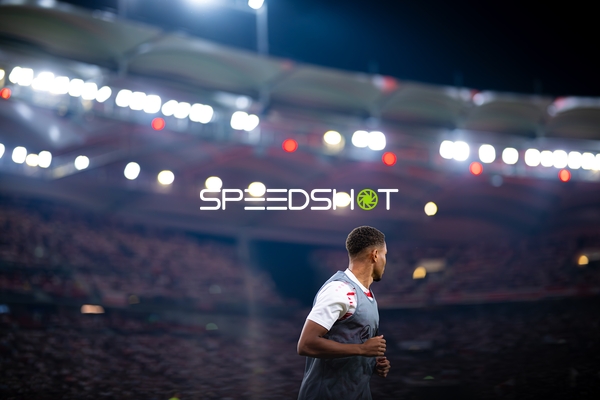 Spieler beim Aufwärmen