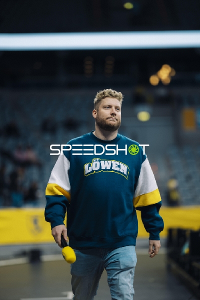 Kevin Gerwin (49; Rhein Neckar Löwen) bei Moderation