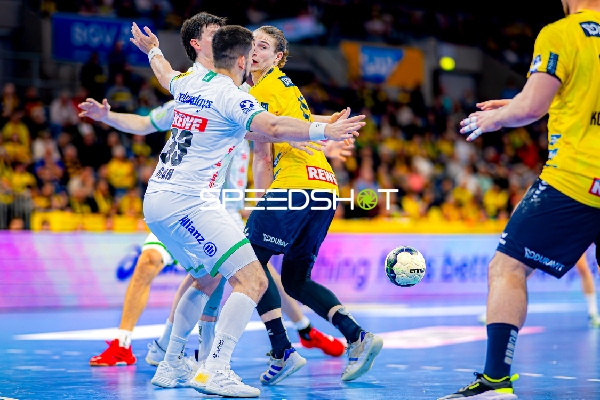 Handball I Herren I Saison 2024-2025 I Daikin HBL I 27. Spieltag I Rhein-Neckar Löwen - DHfK Leipzig I 24.04.2025