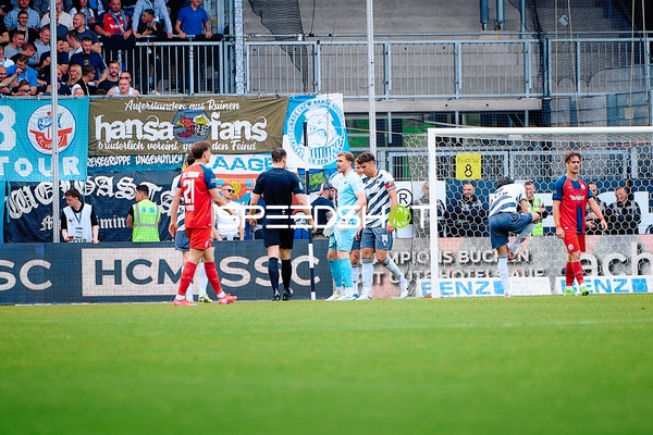 Diskussion zwischen SV Sandhausen und FC Hansa Rostock