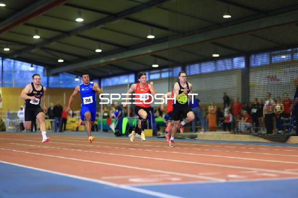 Sprintduell bei Rheinland-Pfalz Hallenmeisterschaften