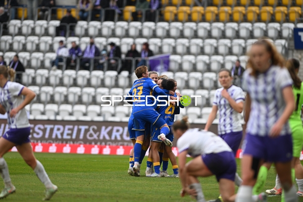 Torjubel von Gwen Mummert (27; FC Carl Zeiss Jena)