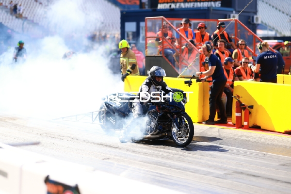 Motorrad Drag Racing am Hockenheimring