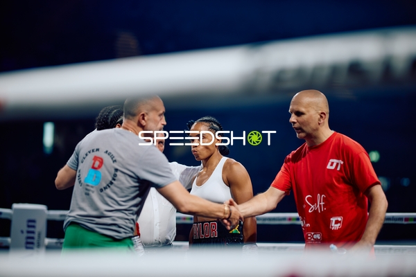 Boxer in der Ringside Zone