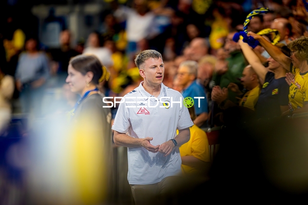 Aufwärmen Dragan Jerkovic (98;Rhein Neckar Löwen)