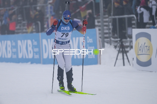 Biathlet Dmitrii SHAMAEV (79; Biathlon Männer) beim Sprint in Oberhof