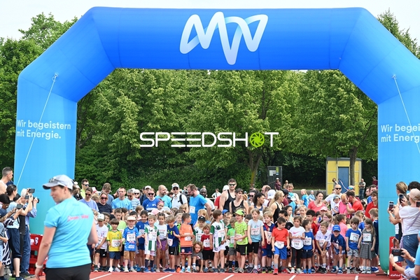 Startaufstellung TVE Sommerlauf Edingen