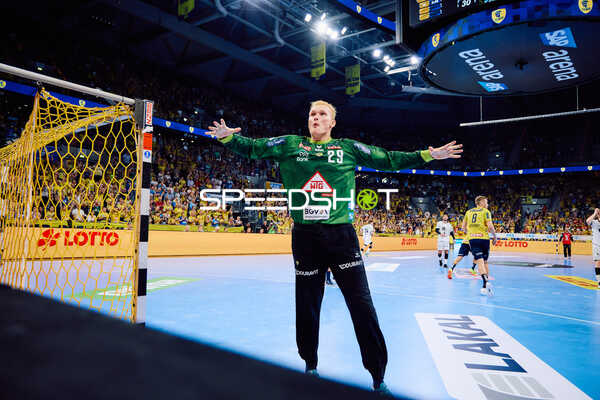 Torwart in Aktion
