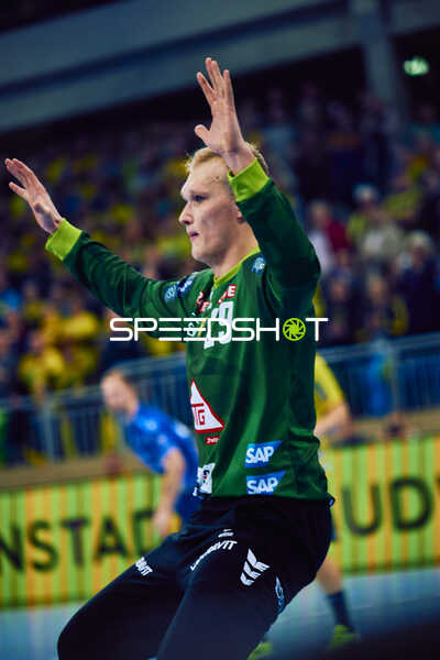 Torwart in Aktion