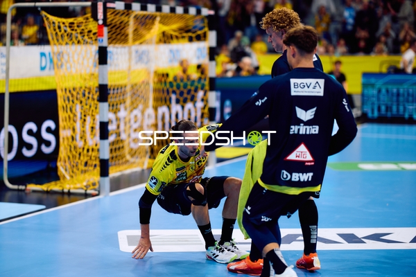 Spieler in der Halle