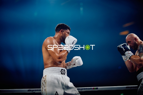 Boxer in der Ringside Zone