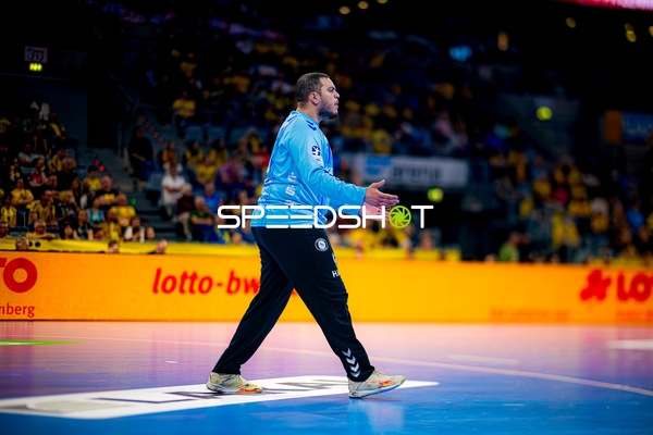 Torwart positioniert sich