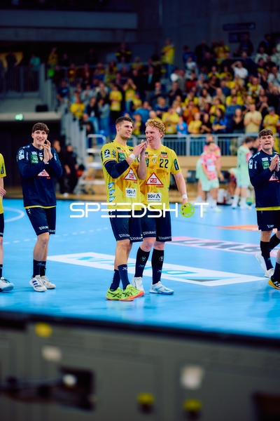 Spielerjubel nach einem Tor.