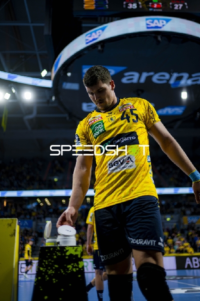 Halil Jaganjac (45; Rhein Neckar Löwen) in Aktion