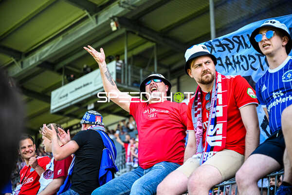 Fußball I Herren I Saison 2022-2023 I 2. Bundesliga I 34. Spieltag I SV Sandhausen 1916 - Hamburger SV I 28.05.2023 HSV Fans am Jubeln, Trauern und beten
Ort: Sandhausen, Germany
Datum: 28.05.2023