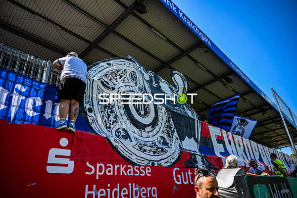 Fußball I Herren I Saison 2022-2023 I 2. Bundesliga I 34. Spieltag I SV Sandhausen 1916 - Hamburger SV I 28.05.2023 Choreo der HSV Fans
Ort: Sandhausen, Germany
Datum: 28.05.2023
