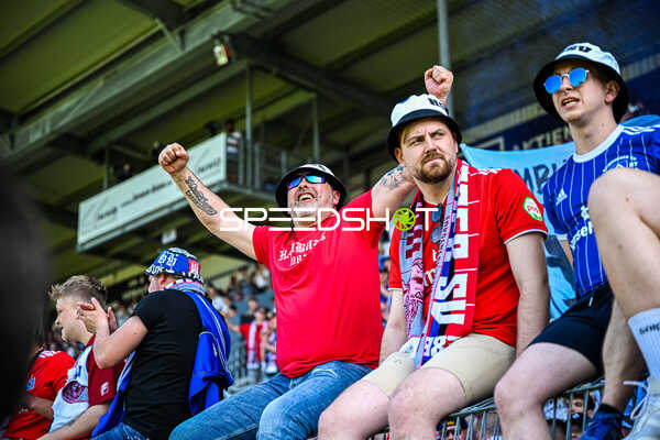 Fußball I Herren I Saison 2022-2023 I 2. Bundesliga I 34. Spieltag I SV Sandhausen 1916 - Hamburger SV I 28.05.2023 Fans des Hamburger Sportvereins am Jubeln, Bangen, Trauern und Beten
Ort: Sandhausen, Germany
Datum: 28.05.2023