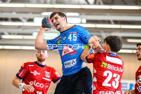 Handball I Herren I Saison 2023-2024 I S-Cup Altensteig I 2. Runde I Rhein-Neckar Löwen - HBW Balingen-Weilstetten I 29.07.2023 Halil Jaganjac (45, Rhein-Neckar Löwen)
Ort: Altensteig, Germany
Datum: 29.07.2023 - Halil Jaganjac