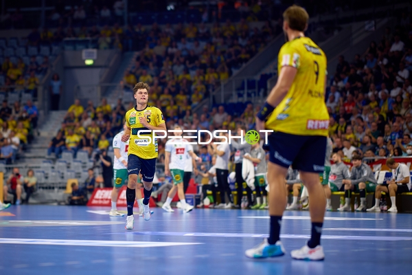 Handballspiel in Aktion