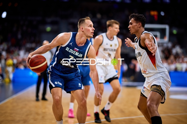 Klemen Prepelič (7; Slowenien) gegen Tristan da Silva (5; Deutschland) im Duell