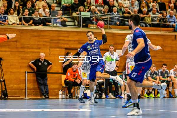 Handball I Herren I Saison 2023-2024 I DHB-Pokal I 3. Runde I SG BBM Bietigheim - TSV Hannover-Burgdorf I 04.10.2023 Dominik Claus (7, SG BBM Bietigheim)
Ort: Bietigheim-Bissingen, Germany
Datum: 04.10.2023 - Dominik Claus
