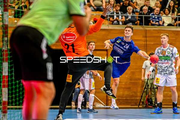 Handball I Herren I Saison 2023-2024 I DHB-Pokal I 3. Runde I SG BBM Bietigheim - TSV Hannover-Burgdorf I 04.10.2023 Jona Bader (24, SG BBM Bietigheim)
Ort: Bietigheim-Bissingen, Germany
Datum: 04.10.2023 - Jona Bader