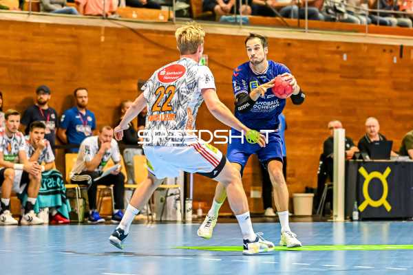 Handball I Herren I Saison 2023-2024 I DHB-Pokal I 3. Runde I SG BBM Bietigheim - TSV Hannover-Burgdorf I 04.10.2023 Dominik Claus (7, SG BBM Bietigheim)
Ort: Bietigheim-Bissingen, Germany
Datum: 04.10.2023 - Dominik Claus