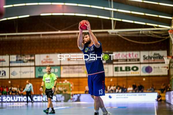 Handball I Herren I Saison 2023-2024 I DHB-Pokal I 3. Runde I SG BBM Bietigheim - TSV Hannover-Burgdorf I 04.10.2023 Juan de la Pena (13, SG BBM Bietigheim)
Ort: Bietigheim-Bissingen, Germany
Datum: 04.10.2023 - Juan de la Pena