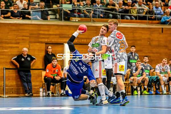 Handball I Herren I Saison 2023-2024 I DHB-Pokal I 3. Runde I SG BBM Bietigheim - TSV Hannover-Burgdorf I 04.10.2023 Jonathan Fischer (36, SG BBM Bietigheim)
Ort: Bietigheim-Bissingen, Germany
Datum: 04.10.2023 - Jonathan Fischer