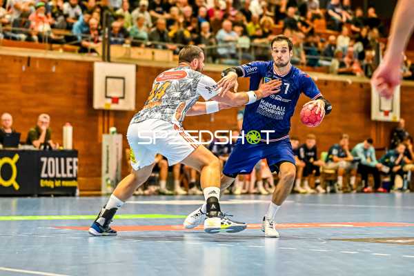 Handball I Herren I Saison 2023-2024 I DHB-Pokal I 3. Runde I SG BBM Bietigheim - TSV Hannover-Burgdorf I 04.10.2023 Dominik Claus (7, SG BBM Bietigheim)
Ort: Bietigheim-Bissingen, Germany
Datum: 04.10.2023 - Dominik Claus