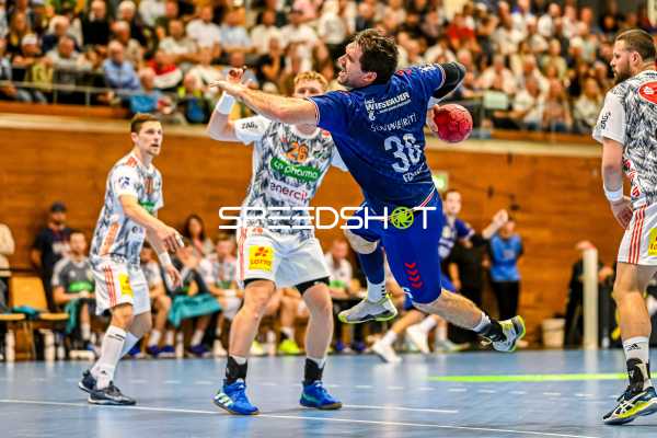 Handball I Herren I Saison 2023-2024 I DHB-Pokal I 3. Runde I SG BBM Bietigheim - TSV Hannover-Burgdorf I 04.10.2023 Jonathan Fischer (36, SG BBM Bietigheim)
Ort: Bietigheim-Bissingen, Germany
Datum: 04.10.2023 - Jonathan Fischer