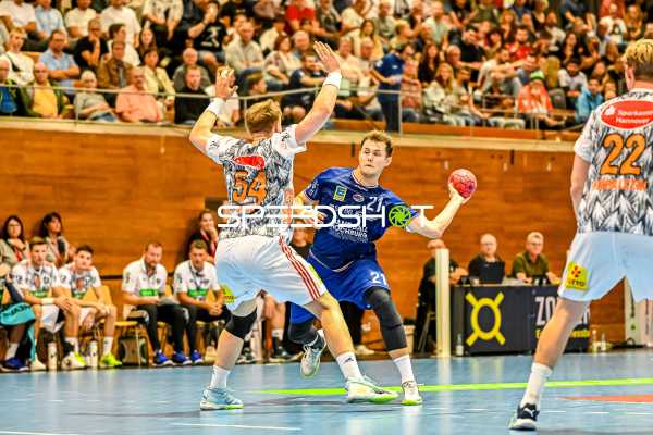 Handball I Herren I Saison 2023-2024 I DHB-Pokal I 3. Runde I SG BBM Bietigheim - TSV Hannover-Burgdorf I 04.10.2023 Maximilian Hejny (21, SG BBM Bietigheim)
Ort: Bietigheim-Bissingen, Germany
Datum: 04.10.2023 - Maximilian Hejny, Maximilian Hejny