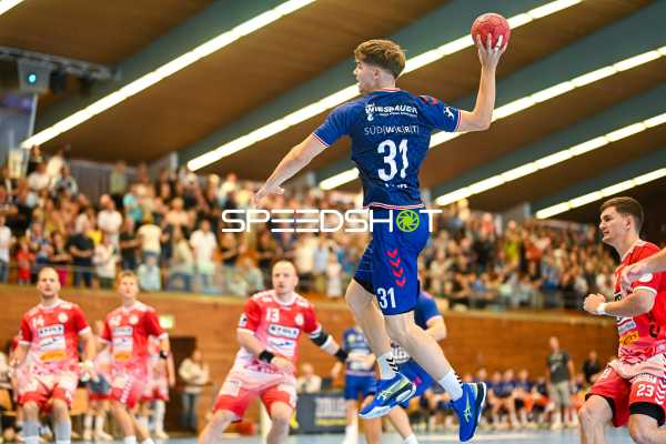 Handball I Herren I Saison 2023-2024 I 2. Handballbundesliga I 6. Spieltag I SG BBM Bietigheim - VfL Lübeck-Schwartau I 08.10.2023 Alexander Pfeifer (31, SG BBM Bietigheim)
Ort: Bietigheim-Bissingen, Germany
Datum: 08.10.2023 - Alexander Pfeifer