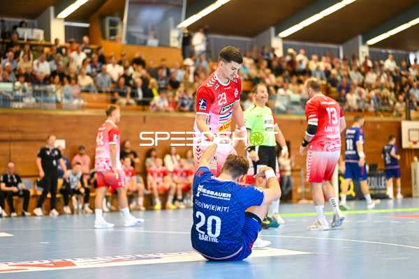Handball I Herren I Saison 2023-2024 I 2. Handballbundesliga I 6. Spieltag I SG BBM Bietigheim - VfL Lübeck-Schwartau I 08.10.2023 Paco Barthe (20, SG BBM Bietigheim)
Ort: Bietigheim-Bissingen, Germany
Datum: 08.10.2023 - Paco Barthe