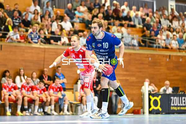 Handball I Herren I Saison 2023-2024 I 2. Handballbundesliga I 6. Spieltag I SG BBM Bietigheim - VfL Lübeck-Schwartau I 08.10.2023 Tom Wolf (10, SG BBM Bietigheim)
Ort: Bietigheim-Bissingen, Germany
Datum: 08.10.2023 - Tom Wolf