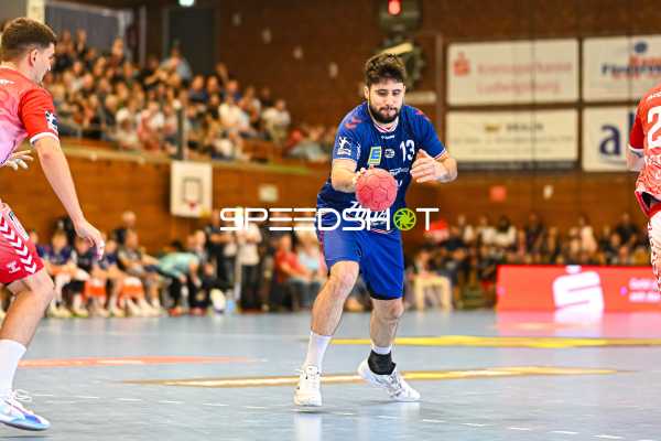 Handball I Herren I Saison 2023-2024 I 2. Handballbundesliga I 6. Spieltag I SG BBM Bietigheim - VfL Lübeck-Schwartau I 08.10.2023 Juan de la Pena (13, SG BBM Bietigheim)
Ort: Bietigheim-Bissingen, Germany
Datum: 08.10.2023 - la Pena Juan de, Juan de la Pena
